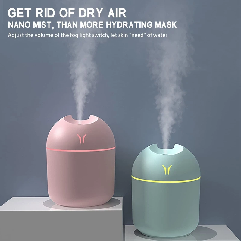 250ML Mini Humidifier USB Personal Desktop Humidifier Aroma Essential Oil Diffuser For Car Home With LED Night Lamp
250ML Mini Humidifier USB Personal Desktop Humidifier Aroma Essential Oil Diffuser For Car Home With LED Night Lamp