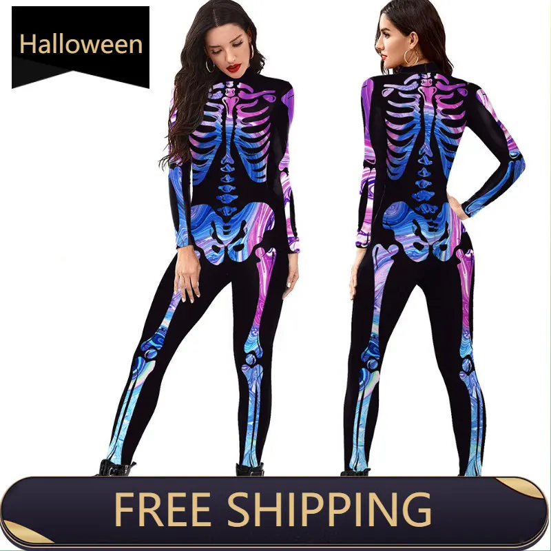 Halloween Scary Skeleton Costume Adult Family Horror Skull Jumpsuit Carnival Party Halloween Pajama Outfits
Halloween Scary Skeleton Costume Adult Family Horror Skull Jumpsuit Carnival Party Halloween Pajama Outfits