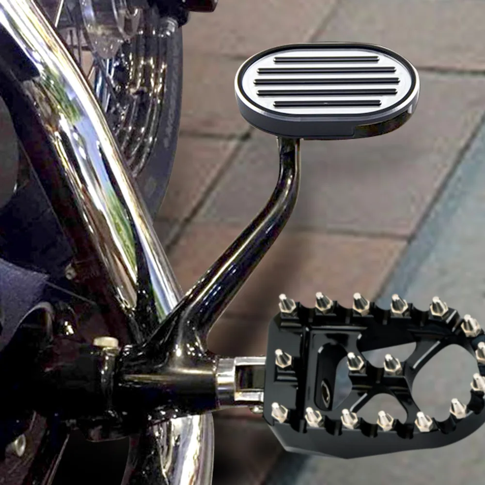 Motorcycle Brake Pedal Pad Foot Peg Cover Replacement for Harley Sportster 1200 Forty-Eight XL1200X Seventy-Two XL1200V
Motorcycle Brake Pedal Pad Foot Peg Cover Replacement for Harley Sportster 1200 Forty-Eight XL1200X Seventy-Two XL1200V