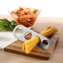 Stainless Steel 4-hole Pasta Noodle Component Selector Spaghetti Measure Ruler Pasta Component Regulator Tools For 1-4 People
