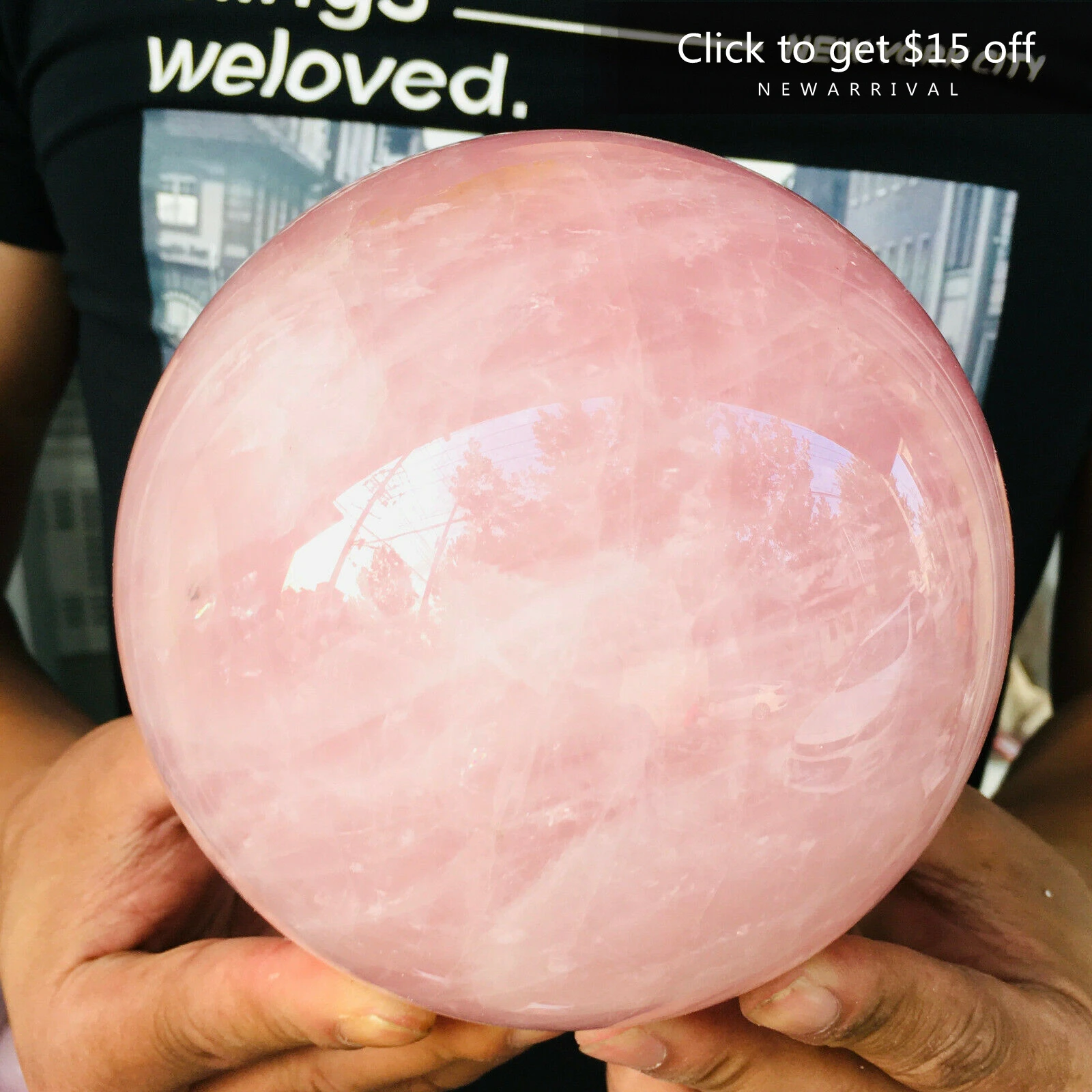 Natural Powder crystal ball raw stone block hole treasure basin Zhaocai office degaussing ornaments
Natural Powder crystal ball raw stone block hole treasure basin Zhaocai office degaussing ornaments