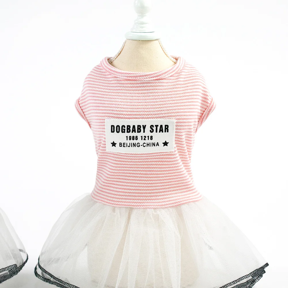 Spring Summer New Luxury Girl Dog Striped Dress Fashion Pet Dog Clothes Pet Tutu Black Pink
Spring Summer New Luxury Girl Dog Striped Dress Fashion Pet Dog Clothes Pet Tutu Black Pink
