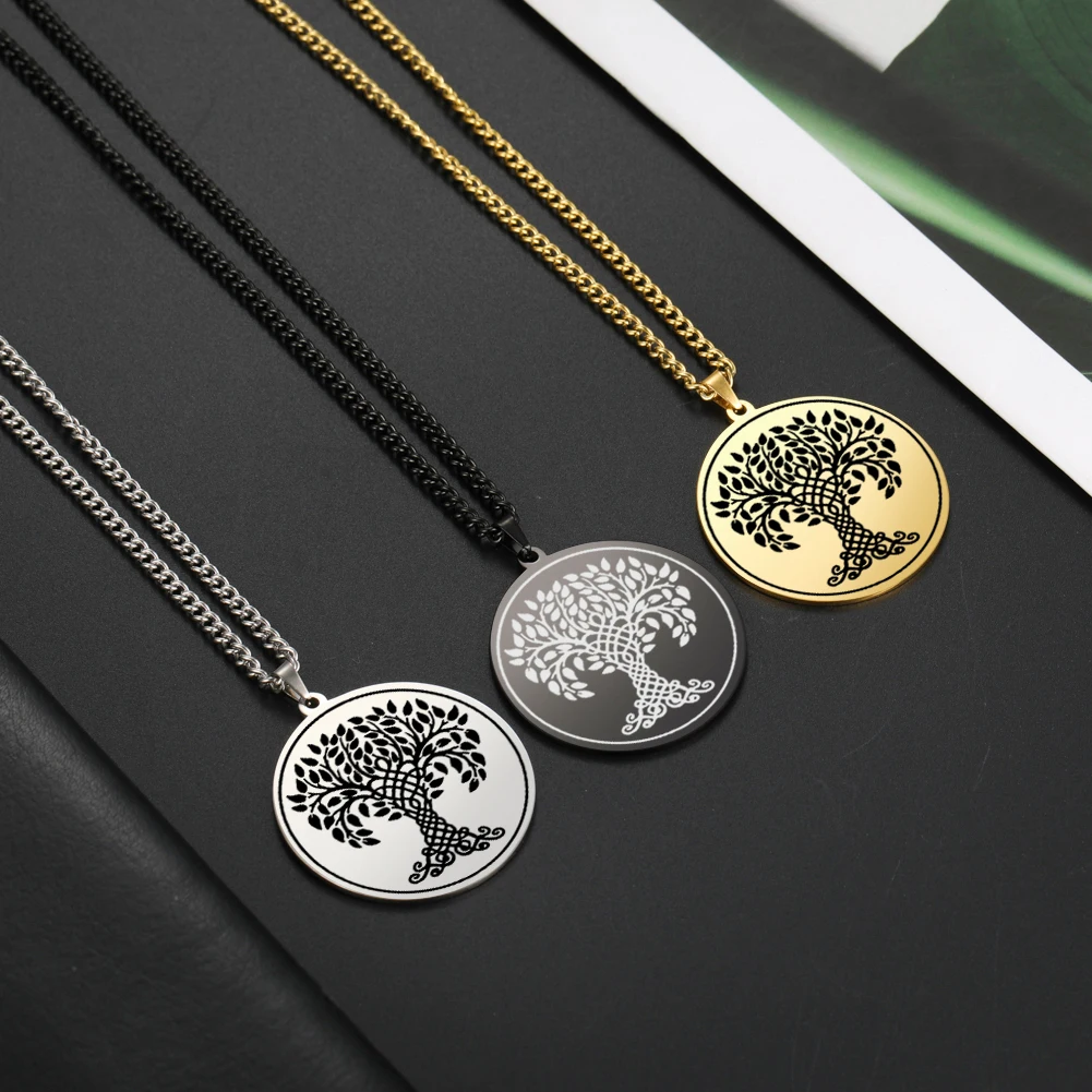 Ожерелье HIPEE из нержавеющей стали с изображением дерева жизни, длинная цепочка вокруг шеи, аксессуары для женщин и мужчин, свадебная бижутер...
Ожерелье HIPEE из нержавеющей стали с изображением дерева жизни, длинная цепочка вокруг шеи, аксессуары для женщин и мужчин, свадебная бижутер...