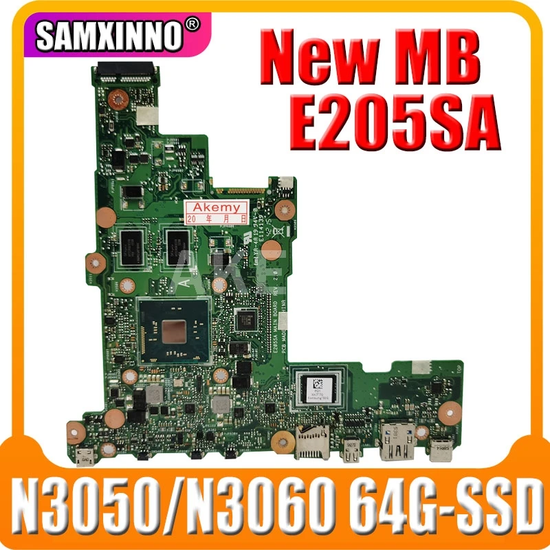 Материнская плата для ноутбука SAMXINNO E205SA Материнская плата Asus Eeebook Flip E205S TP200S TP200SA N3050/N3060 64G-SSD
Материнская плата для ноутбука SAMXINNO E205SA Материнская плата Asus Eeebook Flip E205S TP200S TP200SA N3050/N3060 64G-SSD