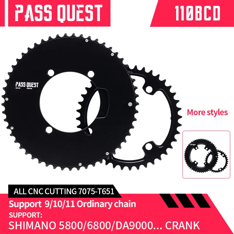 _ BCD110 DA9000 5800 6800 2X Звездочка AERO PASS QUEST круглая черная 9-11 скорость шоссейного велосипеда гравийный велосипед 46T 48T 50T 52T
_ BCD110 DA9000 5800 6800 2X Звездочка AERO PASS QUEST круглая черная 9-11 скорость шоссейного велосипеда гравийный велосипед 46T 48T 50T 52T