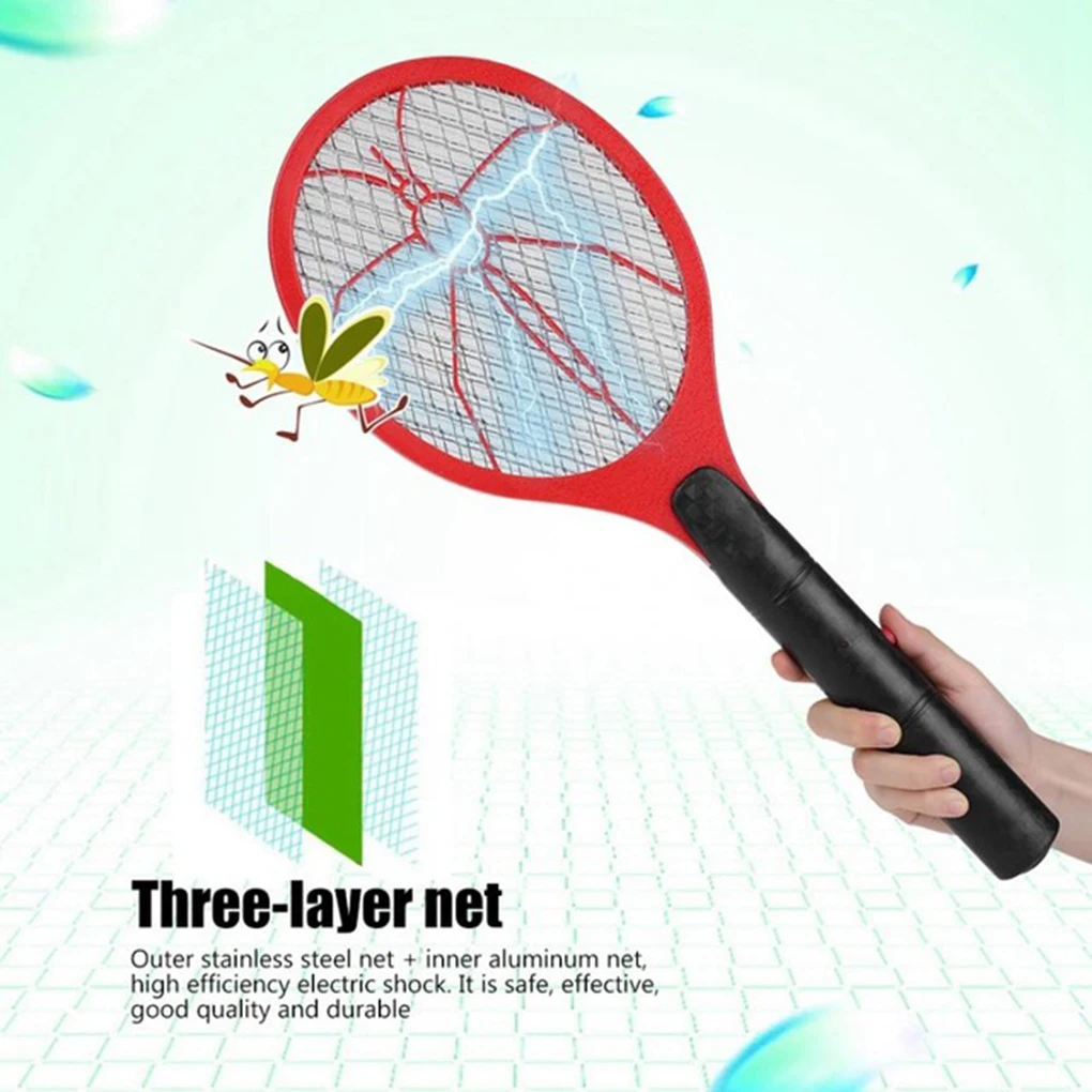Fly Swatter Electric 3-Layers Mesh Pest Repeller Bug Zapper Racket Wireless Long Handle Battery Powered
Fly Swatter Electric 3-Layers Mesh Pest Repeller Bug Zapper Racket Wireless Long Handle Battery Powered