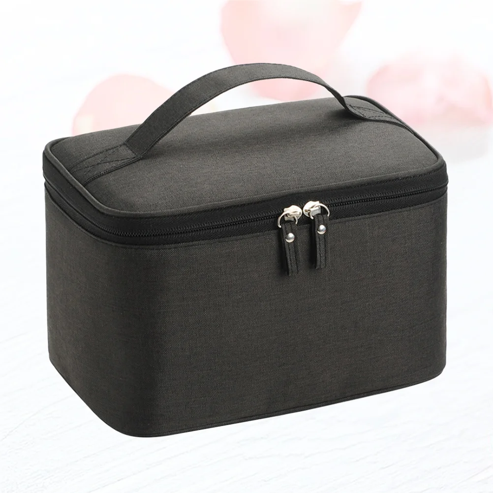 Travel Bag Waterproof Toiletries Storage Zipper Makeup Case for Female Lady ( Black )
Travel Bag Waterproof Toiletries Storage Zipper Makeup Case for Female Lady ( Black )