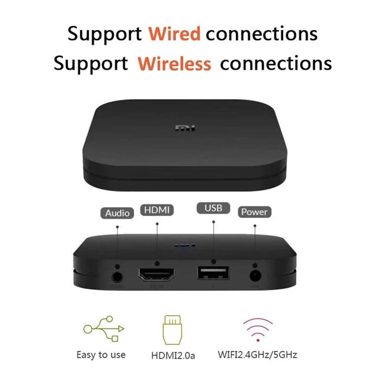 Global Version Ultra HD Mi Tv Mibox Android 8.1 Set Top Tvbox 4k Miboxs Quad Core Hdr Smart Box S Set Top Box
Global Version Ultra HD Mi Tv Mibox Android 8.1 Set Top Tvbox 4k Miboxs Quad Core Hdr Smart Box S Set Top Box