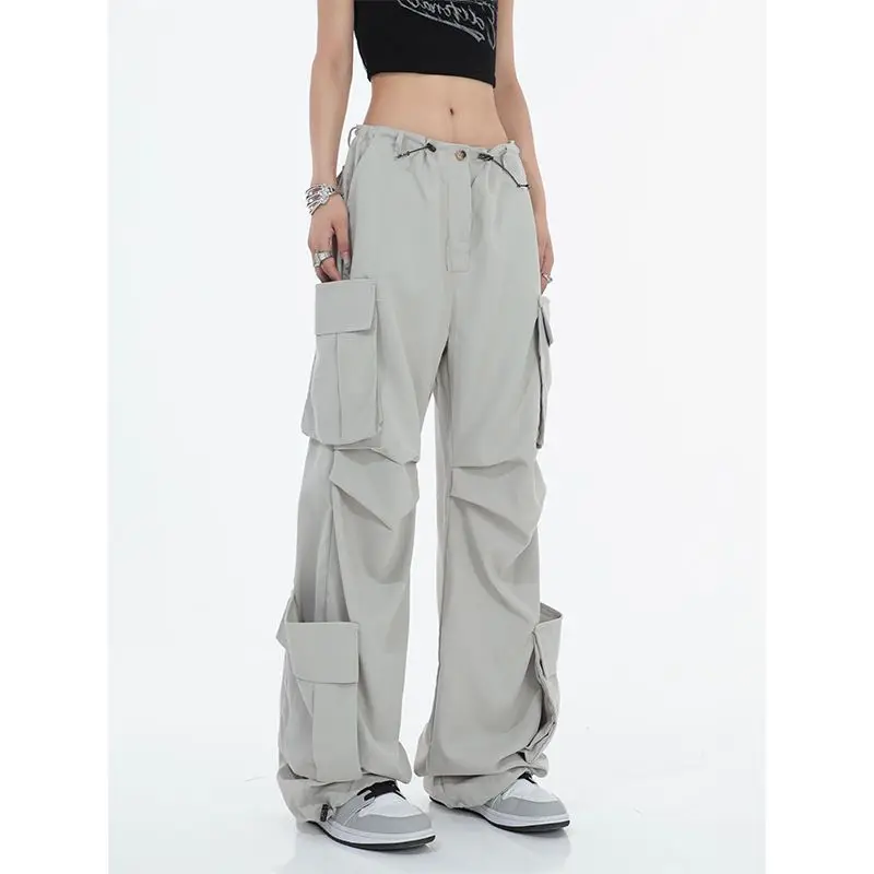 Ankle Length Pants High Street American Cargo Pantalones Loose Straight Women Summer Wide Leg Vintage Casual Safari Style Men
Ankle Length Pants High Street American Cargo Pantalones Loose Straight Women Summer Wide Leg Vintage Casual Safari Style Men