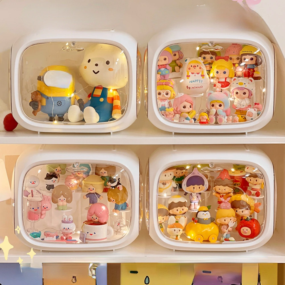 Desktop Blind Box Storage Box Figures Models Dolls Organizers Storage Box Acrylic Transparent Cute Stackable Blind Box Showcase
Desktop Blind Box Storage Box Figures Models Dolls Organizers Storage Box Acrylic Transparent Cute Stackable Blind Box Showcase