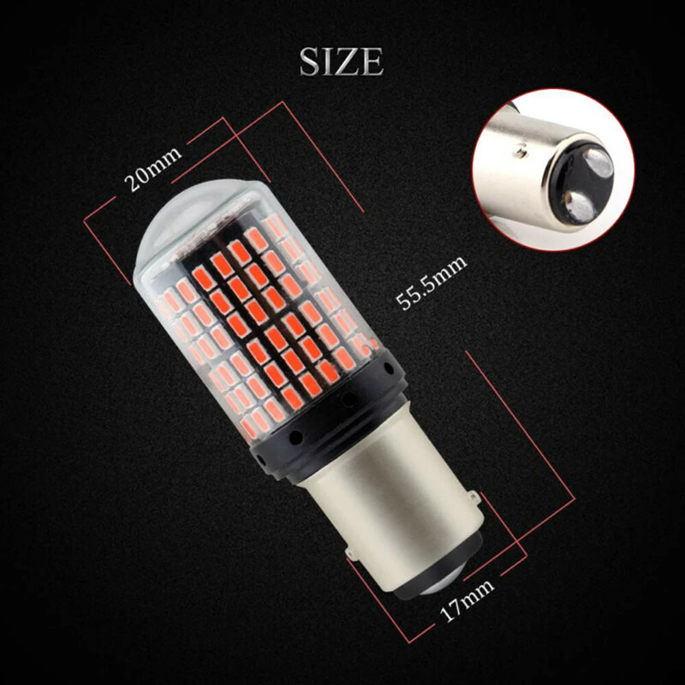 2pcs Car P21W BAY15D 1157 LED Canbus Light 3014 144SMD Bulbs For Turn Signal Light Brake Lamp Taillight Bulb
2pcs Car P21W BAY15D 1157 LED Canbus Light 3014 144SMD Bulbs For Turn Signal Light Brake Lamp Taillight Bulb