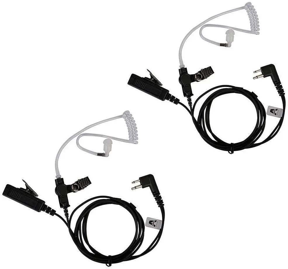 2 Pin Earpiece Headset for Motorola CP200,GP300,CLS1110,CLS1410 Walkie Talkies/Two Way Radio with Acoustic Tube (Pack of 2)
2 Pin Earpiece Headset for Motorola CP200,GP300,CLS1110,CLS1410 Walkie Talkies/Two Way Radio with Acoustic Tube (Pack of 2)