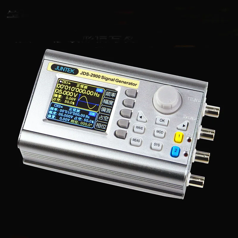 JDS2900 Arbitrary Waveform Pulse signal generator 40MHZ DDS Digital Dual-channel Control frequency meter
JDS2900 Arbitrary Waveform Pulse signal generator 40MHZ DDS Digital Dual-channel Control frequency meter
