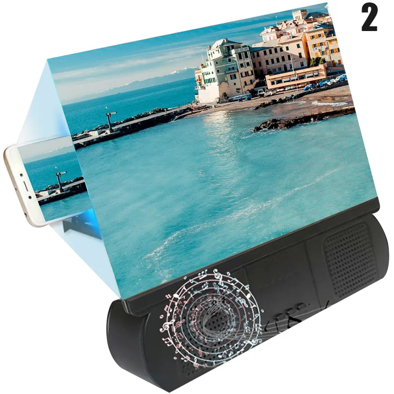 Mobile Phone 3d Screen Video Magnifier With Bluetooth-compatible Speaker Enlarged Smartphone Movie Amplifying Projector Stand
Mobile Phone 3d Screen Video Magnifier With Bluetooth-compatible Speaker Enlarged Smartphone Movie Amplifying Projector Stand