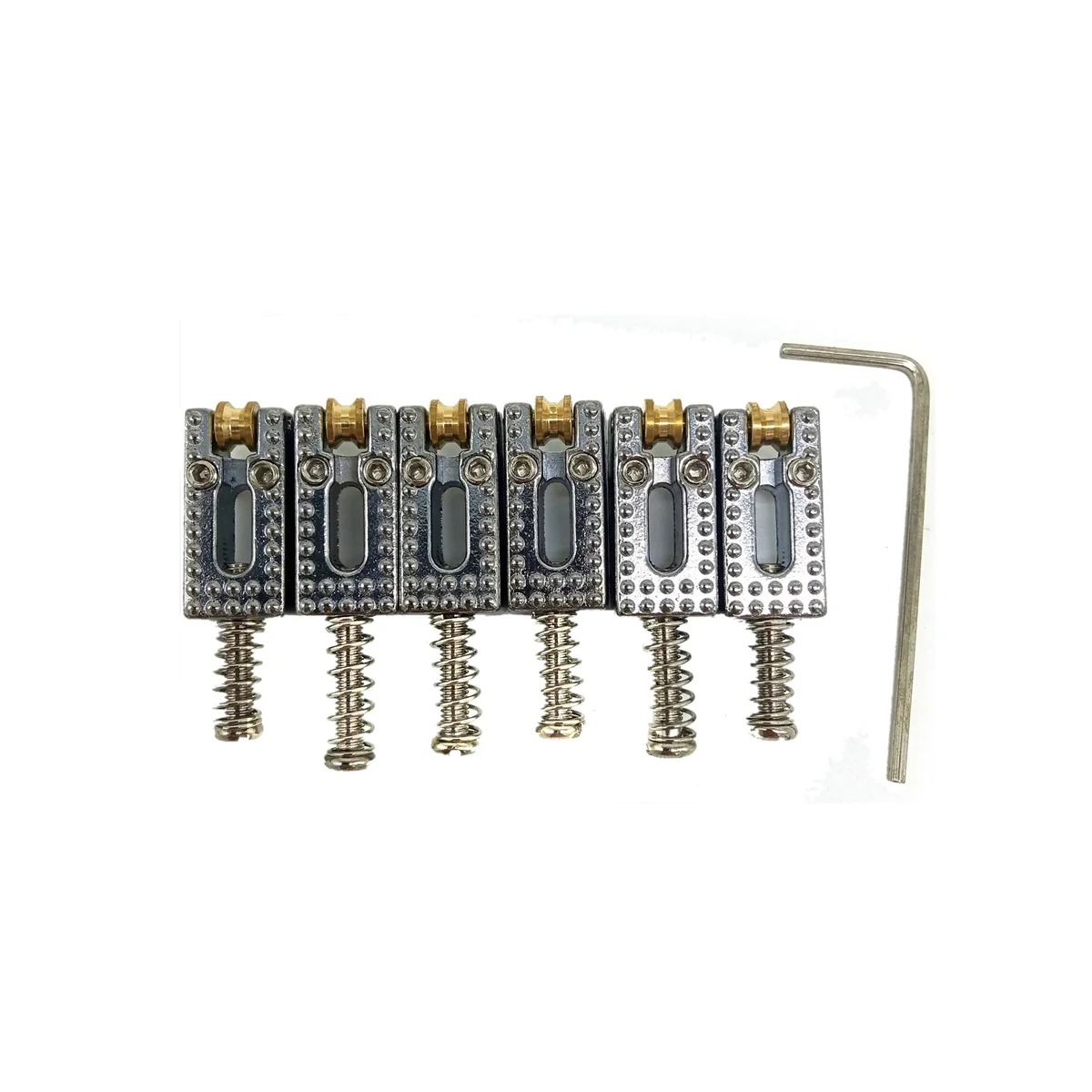 Код струны с шаровым направляющим для электрогитары, код струны моста для ST, аксессуары для электрогитары (серебристый) 
Код струны с шаровым направляющим для электрогитары, код струны моста для ST, аксессуары для электрогитары (серебристый)