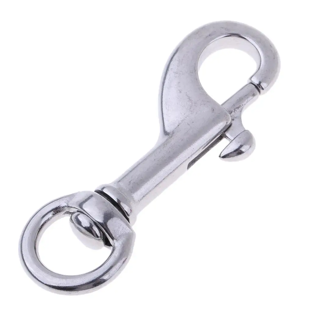 316 Stainless Steel Swivel Round Eye Bolt Snap Hook Marine Grade Single Ended
316 Stainless Steel Swivel Round Eye Bolt Snap Hook Marine Grade Single Ended