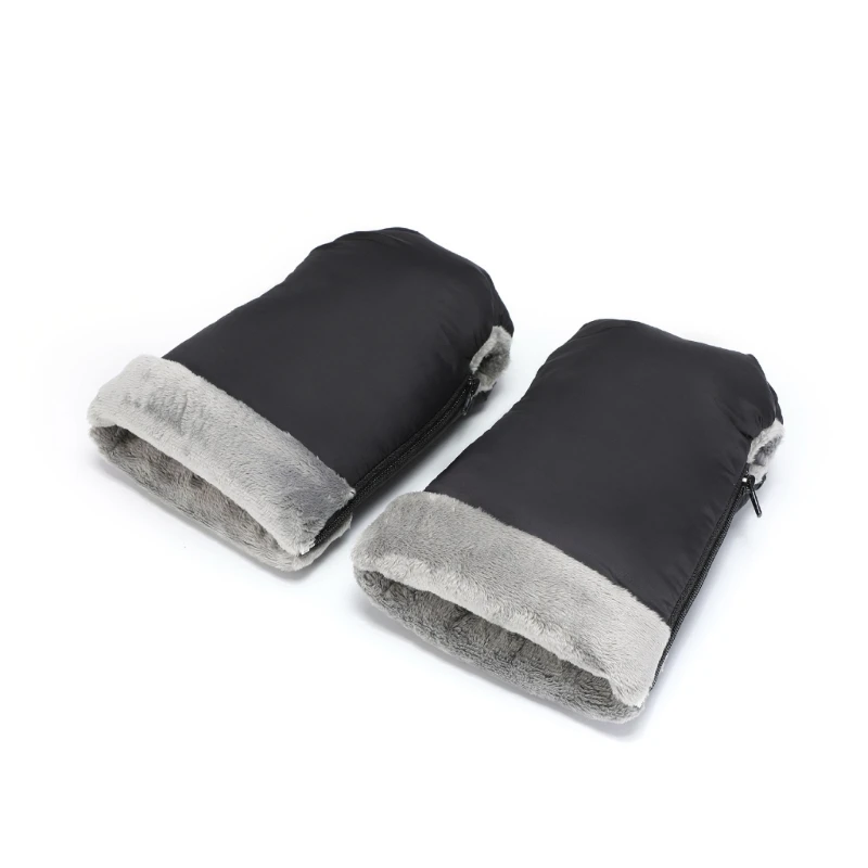 

Warm Mittens Pushchair Hand Muff Winter Gloves Thicken Fleece Lining Universal Size Hand Gloves Stroller Prams Accessory