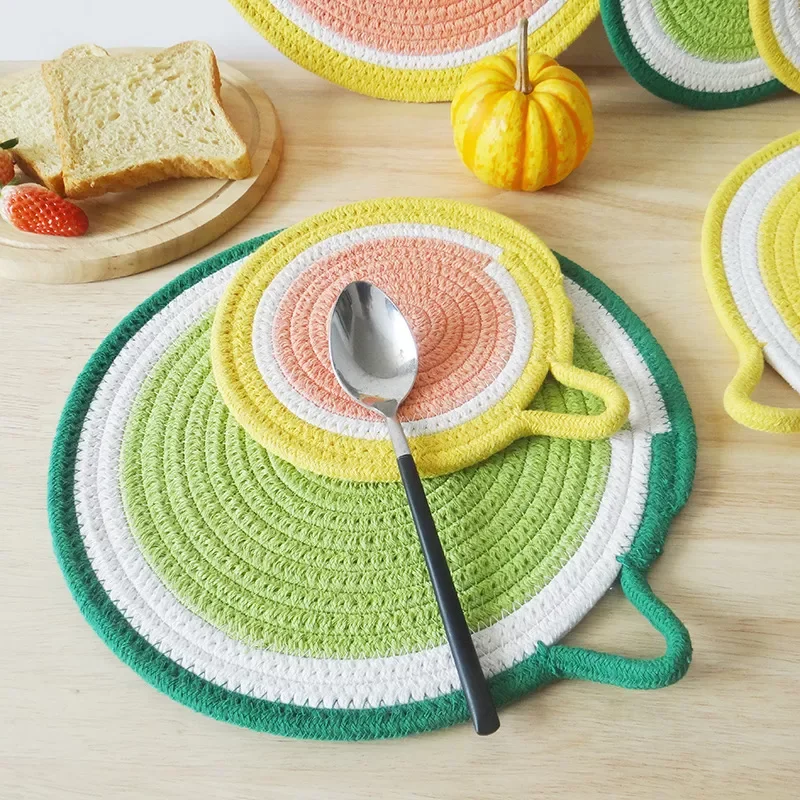 2022 Woven Dining Table Mats Kitchen Tableware Drink Coasters Pot Bowl Insulation Pad Minimalist Home Decor
2022 Woven Dining Table Mats Kitchen Tableware Drink Coasters Pot Bowl Insulation Pad Minimalist Home Decor