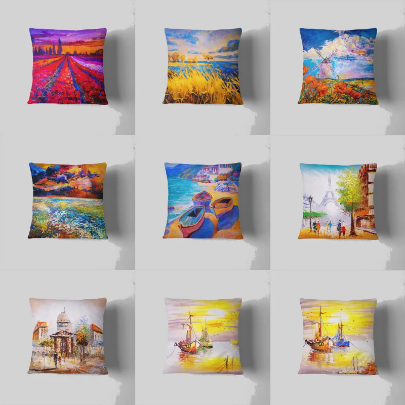 Living Room Home Decoration Pillows Europe America Oil Painting Home Throw Pillows Nordic Cushion Cover Decorative Pillow Case
Living Room Home Decoration Pillows Europe America Oil Painting Home Throw Pillows Nordic Cushion Cover Decorative Pillow Case