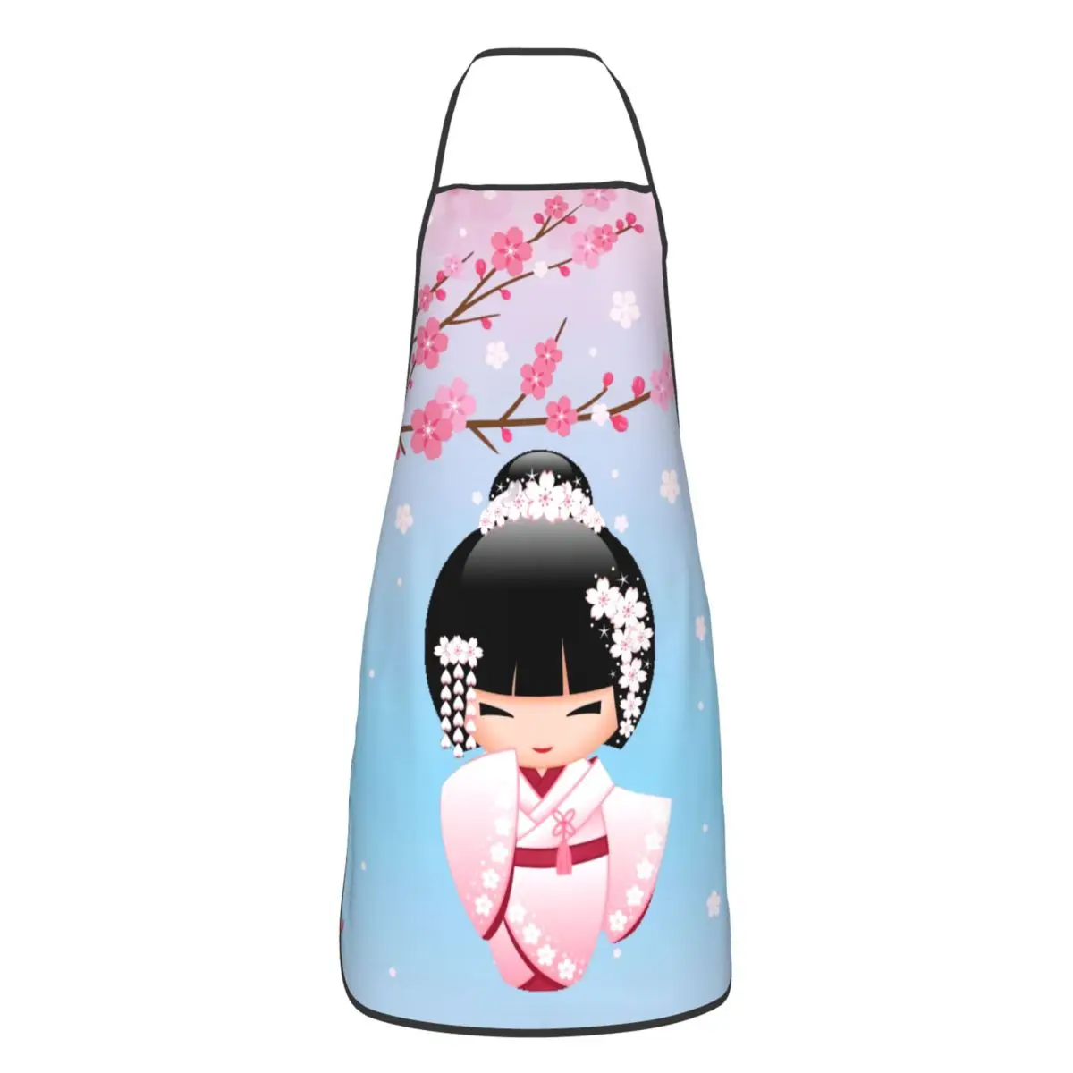 Кухонный Фартук Kokeshi на заказ фартук для взрослых женщин мужчин шеф-повара кухня