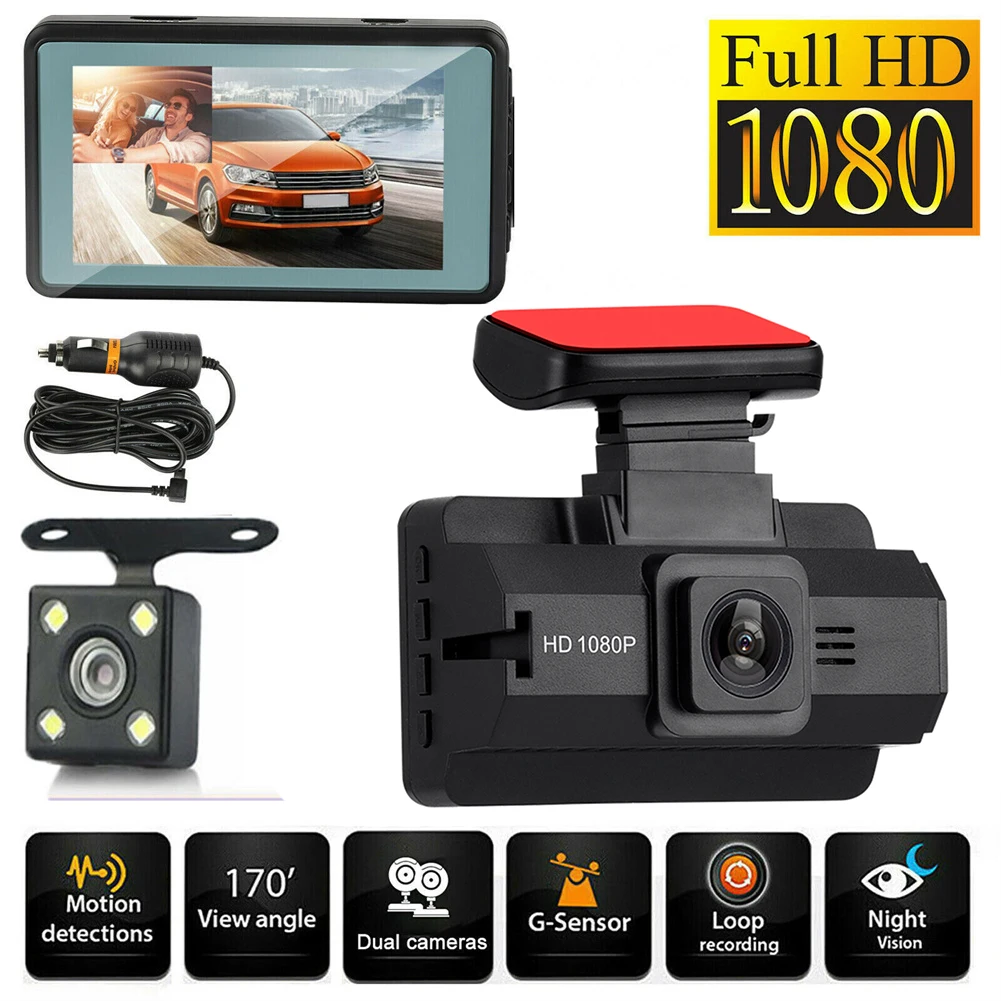 3-дюймовый Автомобильный видеорегистратор, камера HD 1080P, видеорегистратор с углом обзора 170 ° и функцией ночного видения, автомобильная каме...
3-дюймовый Автомобильный видеорегистратор, камера HD 1080P, видеорегистратор с углом обзора 170 ° и функцией ночного видения, автомобильная каме...