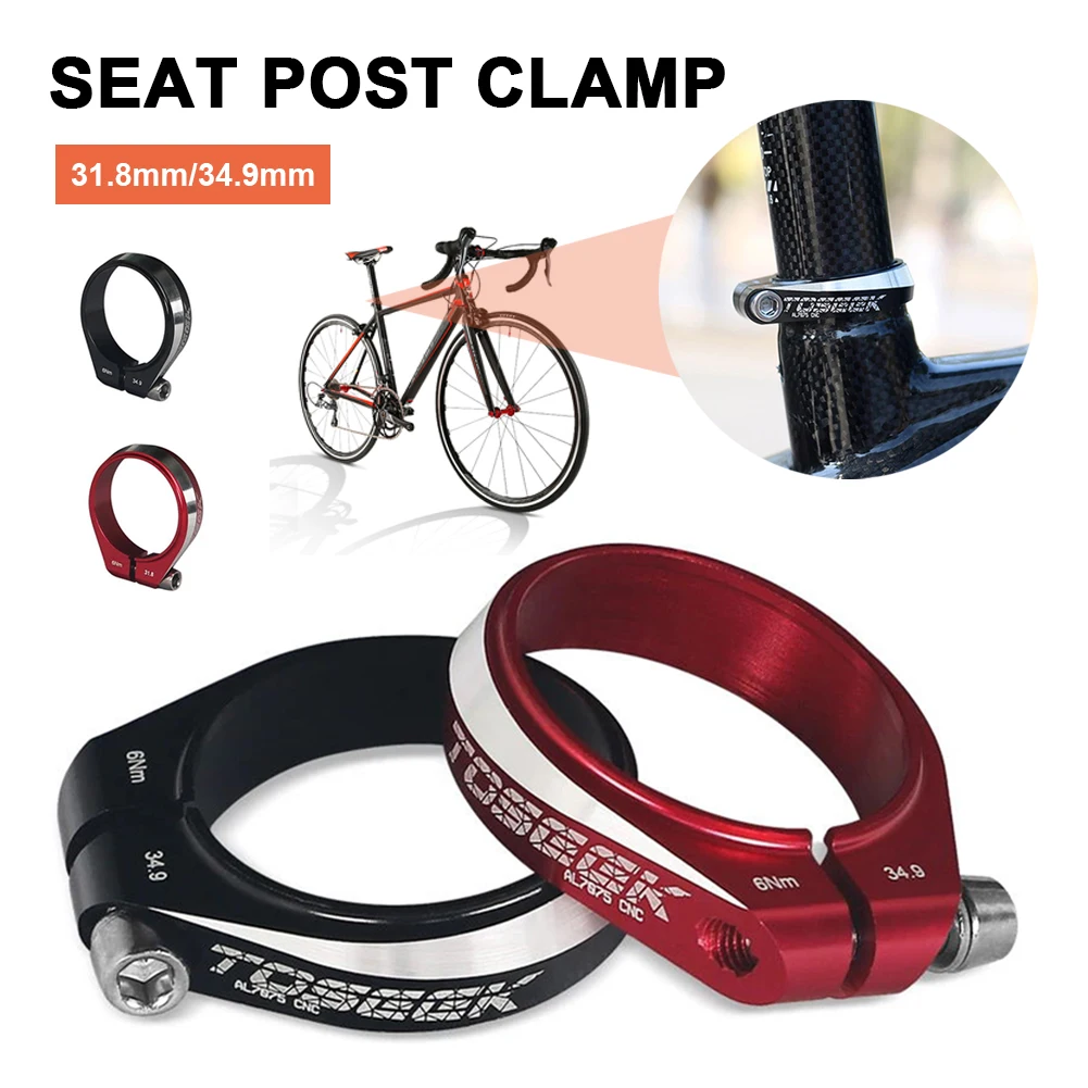 31.8/34.9mm Bike Seat Post Clamp Outdoor Sports Accessories Luminum Alloy Ultralight Bicycle Seatposts Clamps Mtb Road Cycling
31.8/34.9mm Bike Seat Post Clamp Outdoor Sports Accessories Luminum Alloy Ultralight Bicycle Seatposts Clamps Mtb Road Cycling