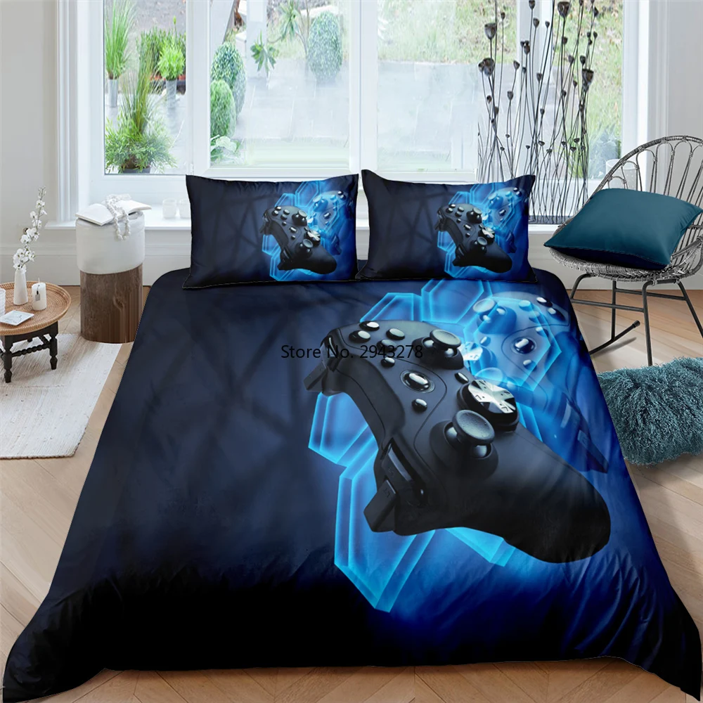Gamepad 3D Bedding Set Queen Size Duvet Cover Cartoon Bedding Kids Boys Girls Bed Set Game Quilt Cover Comforter Soft Bed Linen
Gamepad 3D Bedding Set Queen Size Duvet Cover Cartoon Bedding Kids Boys Girls Bed Set Game Quilt Cover Comforter Soft Bed Linen