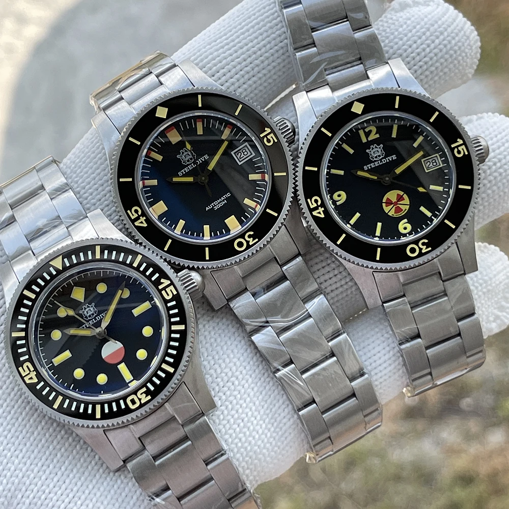 Steeldive SD1952T Men's Diving Watch Ceramic Bezel Super Luminous Japanese Movement Sapphire Glass NH35 Mechanical Watch
Steeldive SD1952T Men's Diving Watch Ceramic Bezel Super Luminous Japanese Movement Sapphire Glass NH35 Mechanical Watch