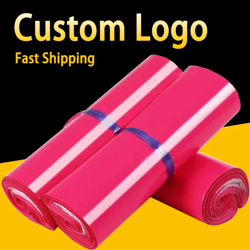 Rose Red Mailing Courier Bags To Pack Products Custom Packaging 50Pcs Poly Mailer Shipping Set Sending Plastic Pouch wholesale
Rose Red Mailing Courier Bags To Pack Products Custom Packaging 50Pcs Poly Mailer Shipping Set Sending Plastic Pouch wholesale