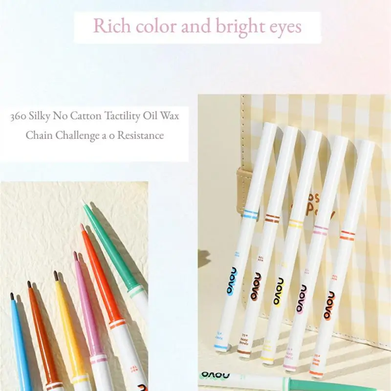 6 Color Option Matte Eyeliner Gel Pencil Easy To Wear Colorful White Purple Brown Eye Liner Pen Cream Cosmetics Shiny Eye Makeup
6 Color Option Matte Eyeliner Gel Pencil Easy To Wear Colorful White Purple Brown Eye Liner Pen Cream Cosmetics Shiny Eye Makeup