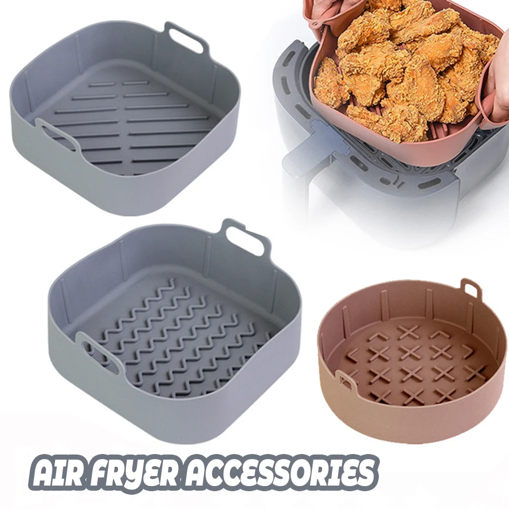 Air Fryer Silicone Pot Food Safe Reusable Heat Resistant Oven Accessories with Handle Silicone Easy Cleaning for Kitchen DCS
Air Fryer Silicone Pot Food Safe Reusable Heat Resistant Oven Accessories with Handle Silicone Easy Cleaning for Kitchen DCS