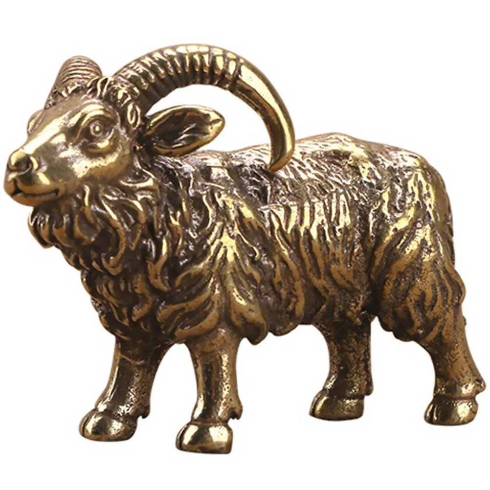 

Metal Decor Goat Sheep Ornament Decoration Home Shape Ornaments Handicrafts Sculpture Figurine Lamb Statue Figurines Zodiac