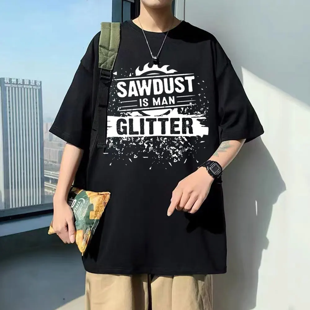Sawdust Is Man Clitter Printed T-shirts Men Harajuku Tshirt Mens Vintage T Shirt Man Loose Tee Short Sleeve Man Black Streetwear
Sawdust Is Man Clitter Printed T-shirts Men Harajuku Tshirt Mens Vintage T Shirt Man Loose Tee Short Sleeve Man Black Streetwear