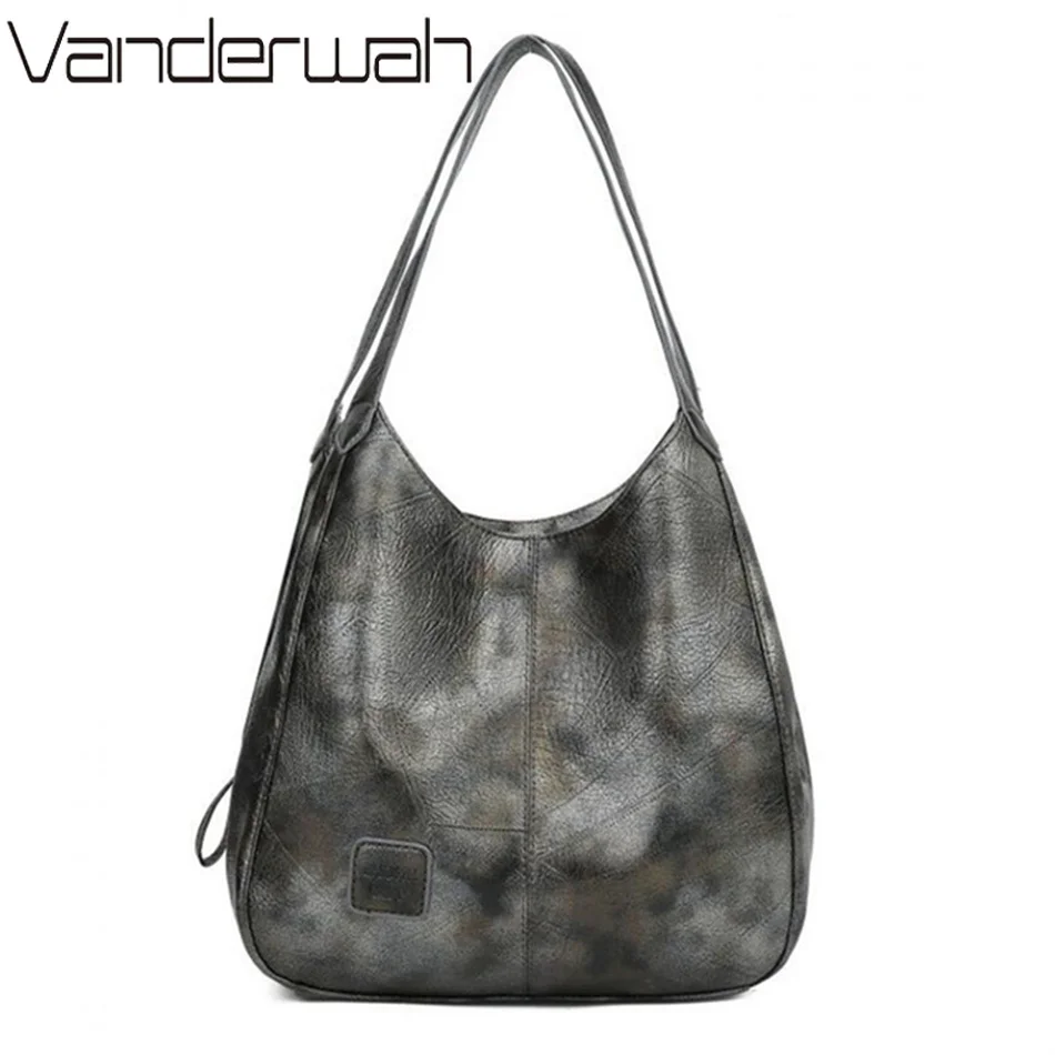 Vintage Casual Tote Soft Leather Handbag Women Bag Designer Large Capacity Shopper Bags for Women Shoulder Top-handle Sac A Main
Vintage Casual Tote Soft Leather Handbag Women Bag Designer Large Capacity Shopper Bags for Women Shoulder Top-handle Sac A Main