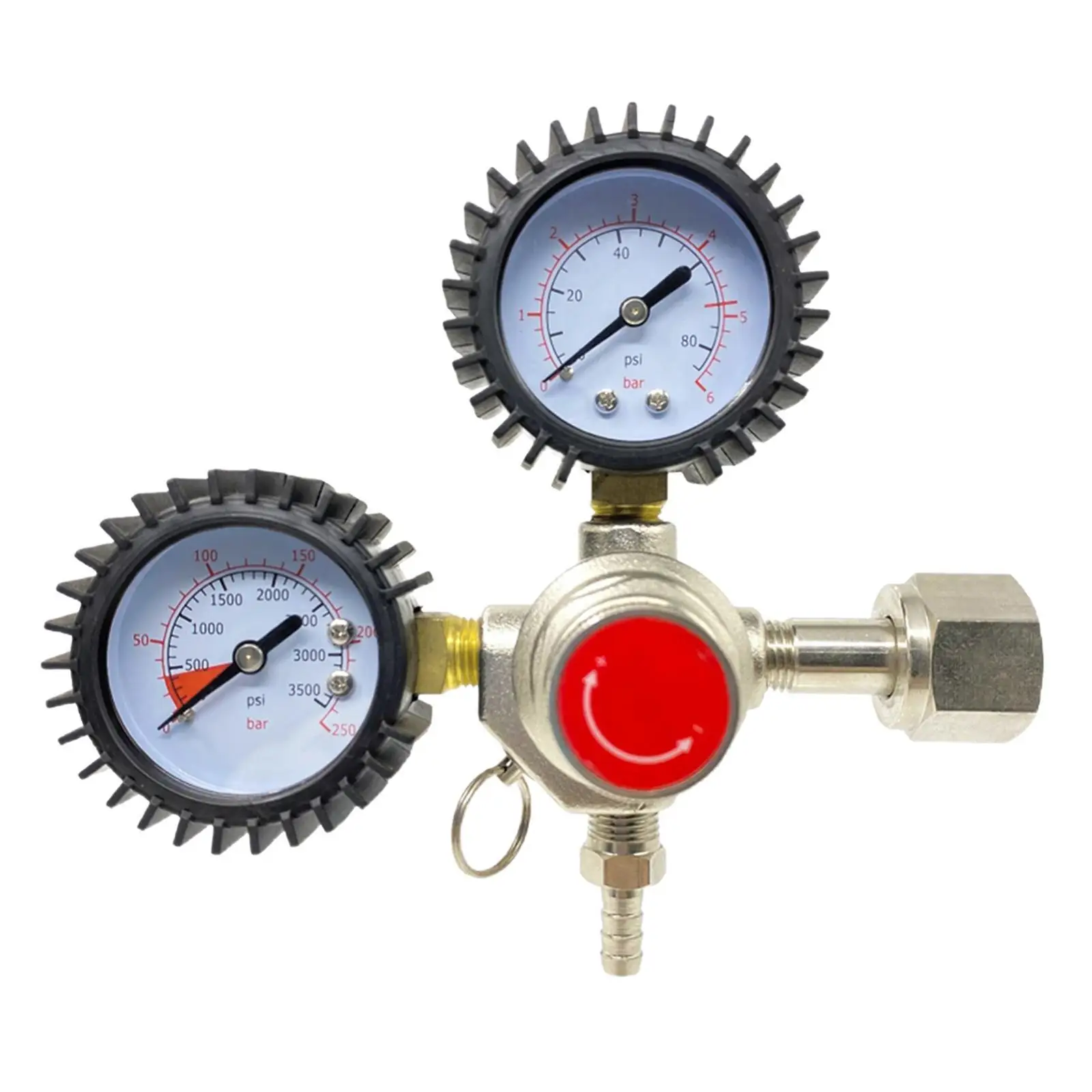 Регулятор CO2 с двойным предохранительным давлением для кегераторов 
Регулятор CO2 с двойным предохранительным давлением для кегераторов