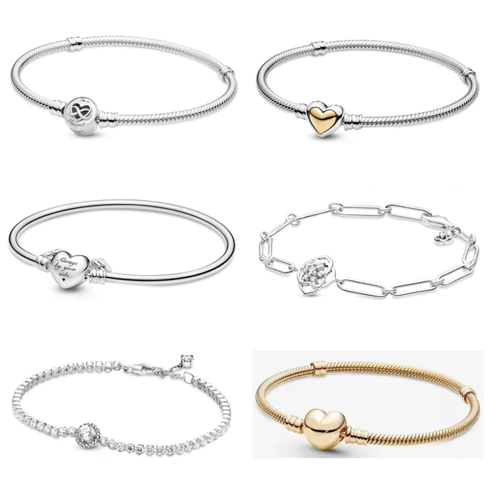 2021 NEW 100% 925 Sterling Silver Mother's Day Limited Collection Chain Bracelet Bangle Fit Women Original Fashion Jewelry Gift
2021 NEW 100% 925 Sterling Silver Mother's Day Limited Collection Chain Bracelet Bangle Fit Women Original Fashion Jewelry Gift