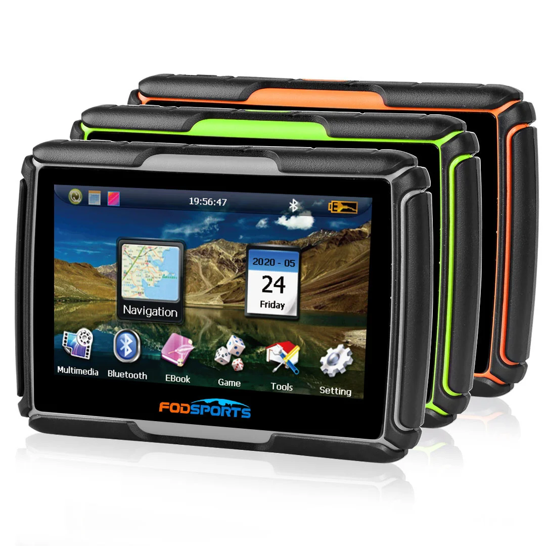Fodsports 4.3'' Motorcycle Navigation GPS Windows CE 6.0 Bluetooth Moto Navigator IPX7 Waterproof Free Maps 1500mAh Wifi 8GB ROM
Fodsports 4.3'' Motorcycle Navigation GPS Windows CE 6.0 Bluetooth Moto Navigator IPX7 Waterproof Free Maps 1500mAh Wifi 8GB ROM