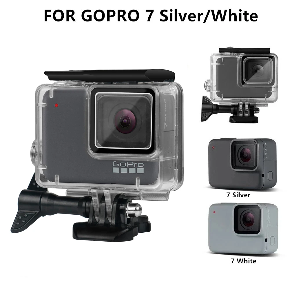 For GoPro Hero 5 6 7 40M Underwater Waterproof Case Diving Protective Shell & Bracket for Go Pro 5 6 7 Action Camera Accessories
For GoPro Hero 5 6 7 40M Underwater Waterproof Case Diving Protective Shell & Bracket for Go Pro 5 6 7 Action Camera Accessories