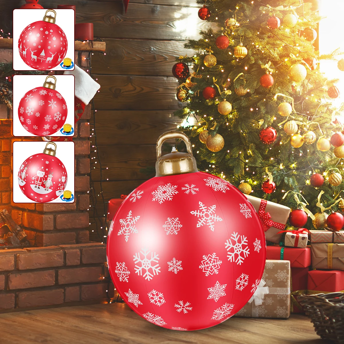 Надувной Рождественский шар, 24 дюйма, гигантские рождественские Украшенные шарики с насосом, ПВХ водонепроницаемые надувные шарики, многор...
Надувной Рождественский шар, 24 дюйма, гигантские рождественские Украшенные шарики с насосом, ПВХ водонепроницаемые надувные шарики, многор...