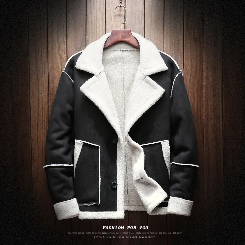 Soft Faux Fur Oversize Thicken Men's Winter Coat Solid Color Fashion Streetwear Harajuku Parka Casual Male Jacket
Soft Faux Fur Oversize Thicken Men's Winter Coat Solid Color Fashion Streetwear Harajuku Parka Casual Male Jacket
