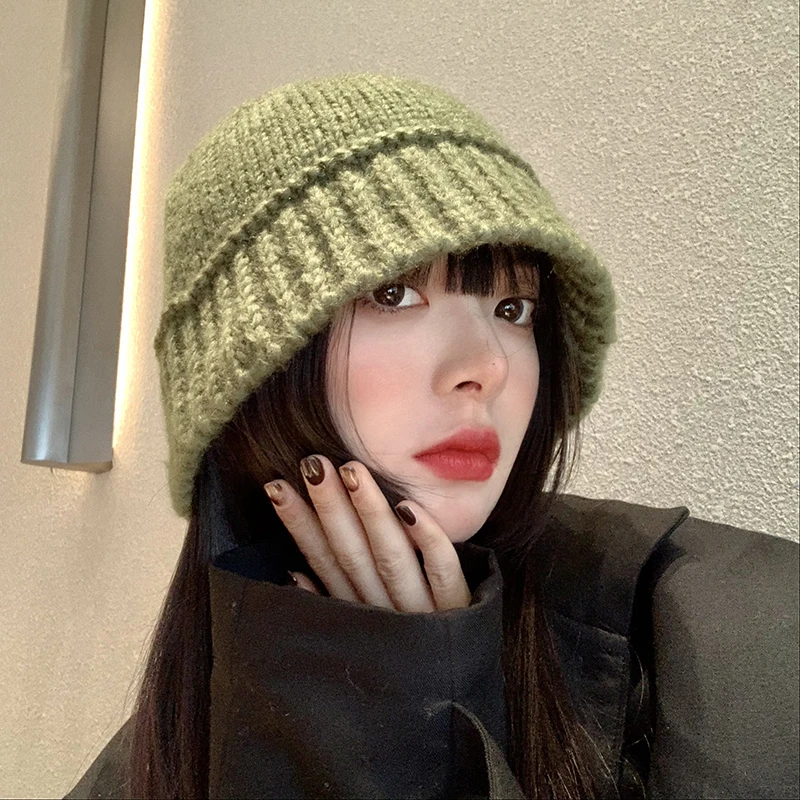 Bucket Hats Women Knitting Ladies Caps Soft Harajuku Streetwear Korean Style Travel All-match Autumn Outdoor Keep Warm Hat Cap
Bucket Hats Women Knitting Ladies Caps Soft Harajuku Streetwear Korean Style Travel All-match Autumn Outdoor Keep Warm Hat Cap
