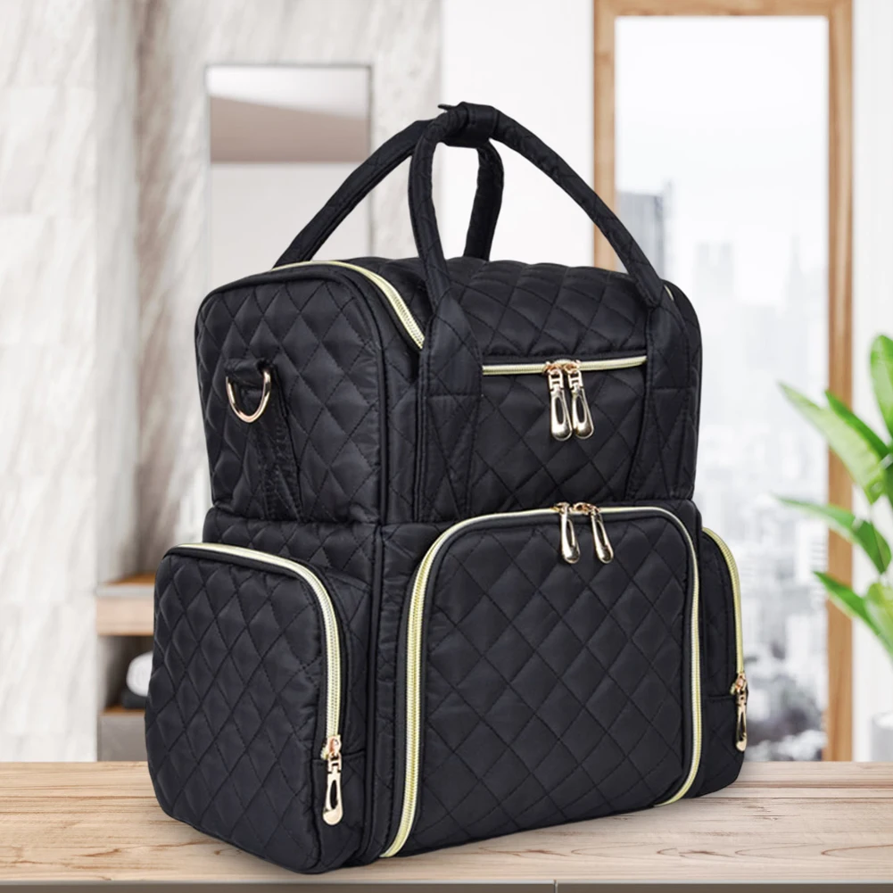 

Nailpolish Organizer Bag Removable Nail Polish Storage Bag with Zipper Portable High-Capacity Multifunctional Beauty Accessories