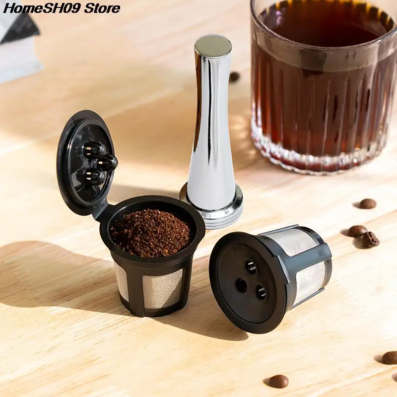 

Многоразовая кофейная чашка K, фильтрующие корзины, кофейные капсулы, капельница для кофеварки, черная чашка K