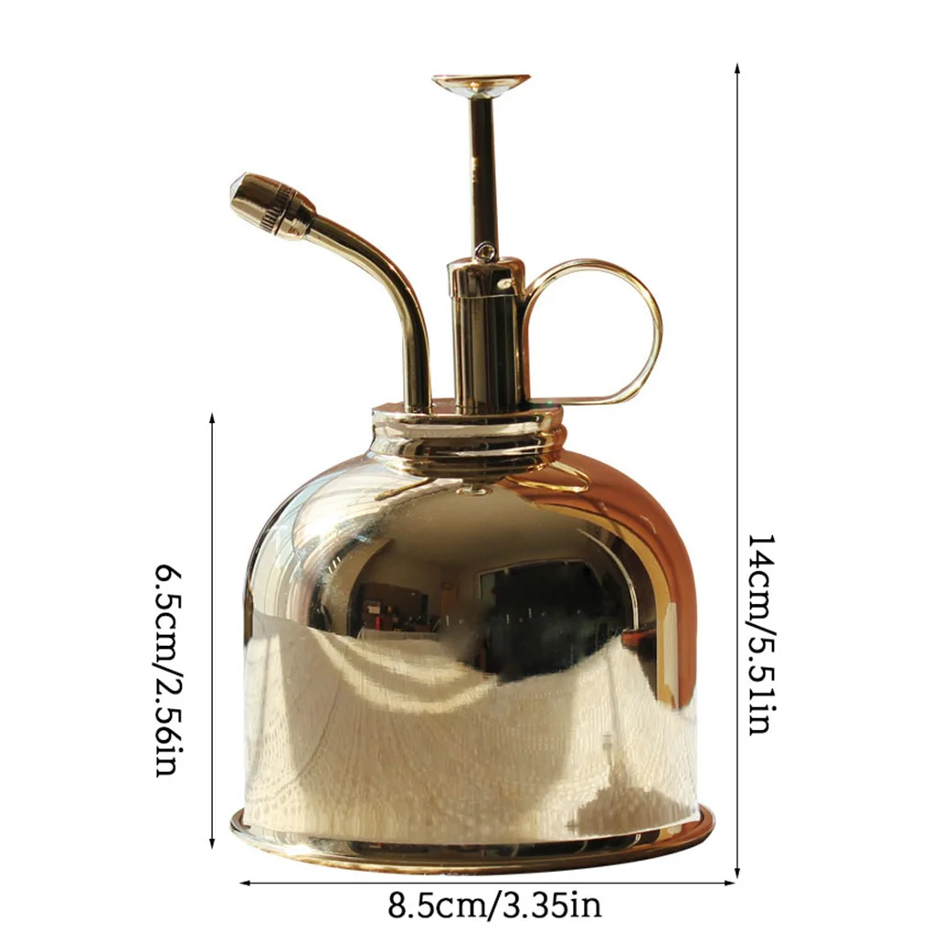 Spray Bottle 300ml Vintage Brass Watering Sprayer Household Plant Jug for Home Indoor Garden
Spray Bottle 300ml Vintage Brass Watering Sprayer Household Plant Jug for Home Indoor Garden