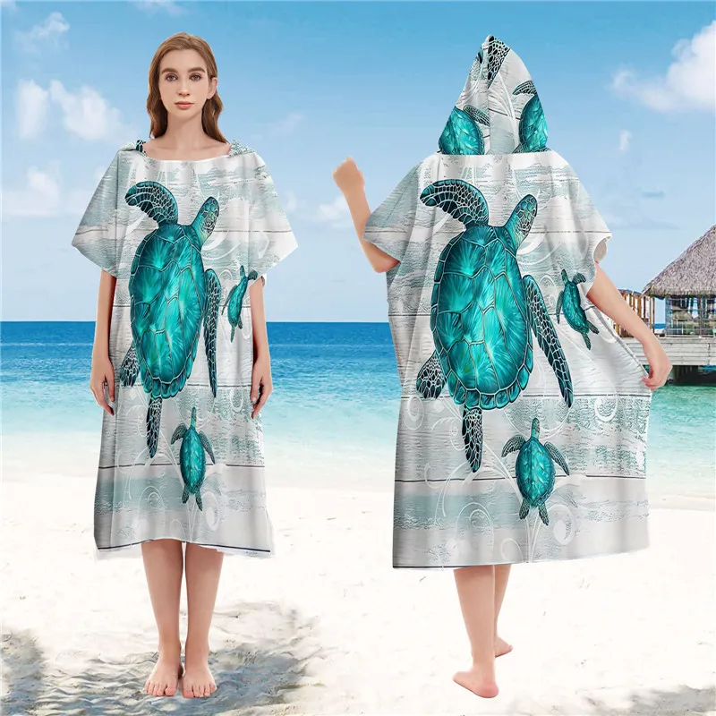 Ocean Style Microfiber Poncho Towel Surf Beach Swimming Pool Hooded Bath Towel Changing Robe for Adults Kids Cloaks Bathrobe 
Ocean Style Microfiber Poncho Towel Surf Beach Swimming Pool Hooded Bath Towel Changing Robe for Adults Kids Cloaks Bathrobe