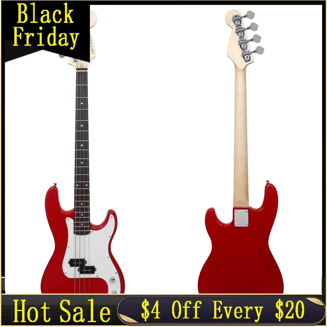 SLADE New Electric Bass Guitar 4 Strings 20 Frets Electric Bass Set Rosewood Fingerboard Maple Neck Electric Bass with Amplifier
SLADE New Electric Bass Guitar 4 Strings 20 Frets Electric Bass Set Rosewood Fingerboard Maple Neck Electric Bass with Amplifier