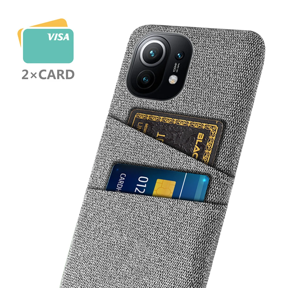 For Xiaomi 11 Case Luxury Fabric Dual Card Phone Cover For Xiaomi Mi 11 Ultra 11 Lite 5g ne 12 12x 11T Pro Luxury Back Coque
For Xiaomi 11 Case Luxury Fabric Dual Card Phone Cover For Xiaomi Mi 11 Ultra 11 Lite 5g ne 12 12x 11T Pro Luxury Back Coque