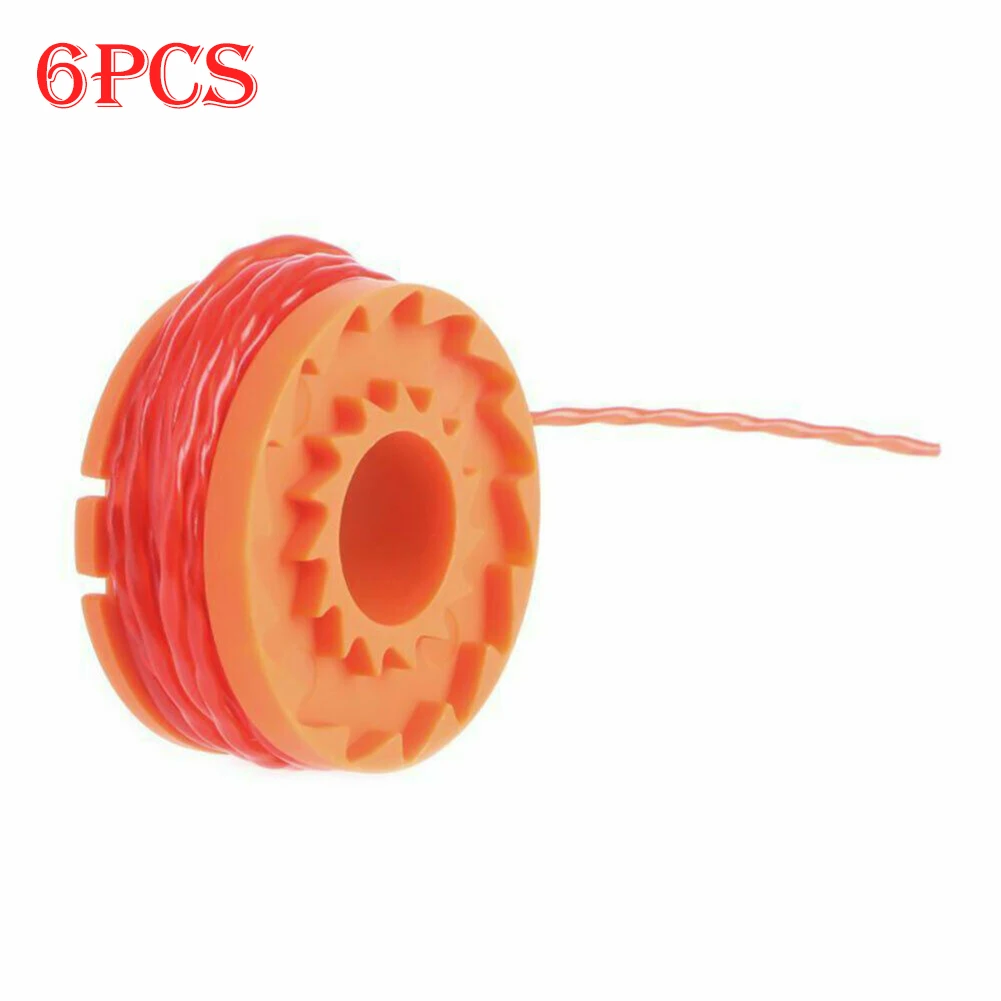 Grass Trimmer Replacement Spools 10ft 6 Pack Accessories For WORX WA0010 Garden Tool Parts Lawn Mower Spool Line
Grass Trimmer Replacement Spools 10ft 6 Pack Accessories For WORX WA0010 Garden Tool Parts Lawn Mower Spool Line