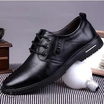 Leather Shoes Men's British Soft Bottom Inner Heightening Men Casual Shoes Black Luxury Business Formal Dress Summer Male Shoes
Leather Shoes Men's British Soft Bottom Inner Heightening Men Casual Shoes Black Luxury Business Formal Dress Summer Male Shoes