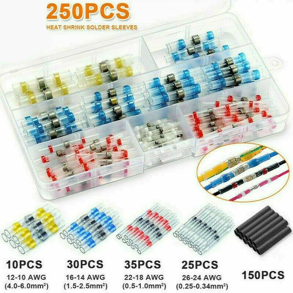 Durable Practical Useful Wire Butt Terminals Connector Wire Connectors Accessories Heat Shrink Solder Seal Sleeve
Durable Practical Useful Wire Butt Terminals Connector Wire Connectors Accessories Heat Shrink Solder Seal Sleeve